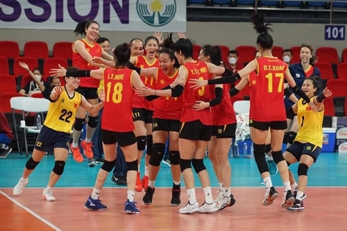 Đội tuyển bóng chuyền nữ Việt Nam vào bán kết Cúp bóng chuyền châu Á